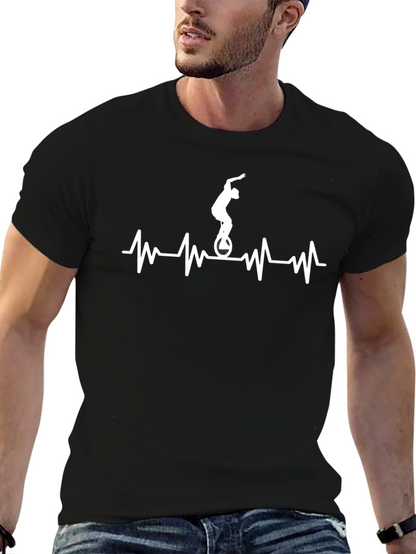 Unicycle Heartbeat T-Shirt