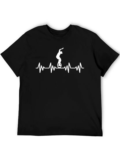 Unicycle Heartbeat T-Shirt