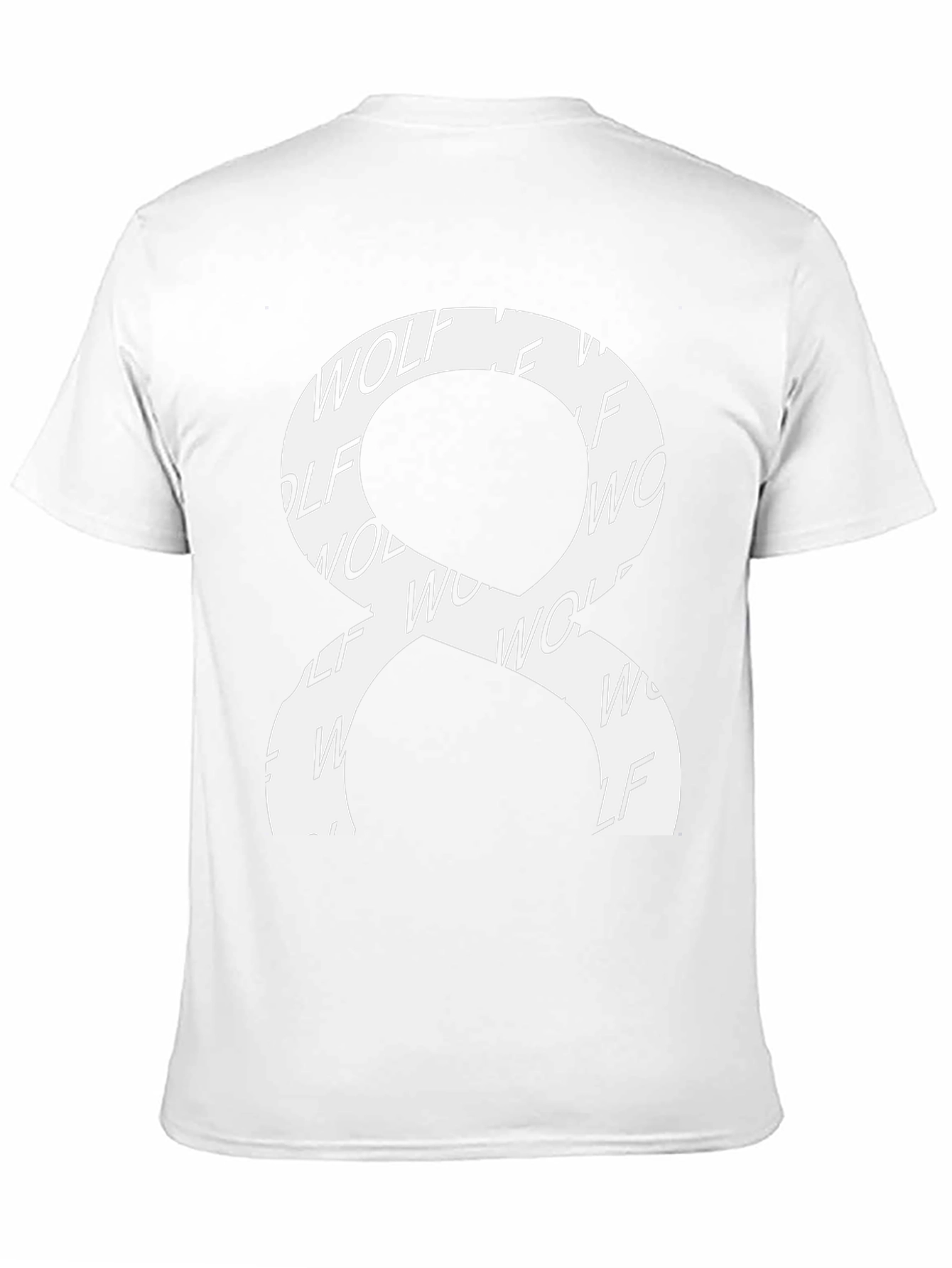 Wolf Graphic Print Black Tee Shirt