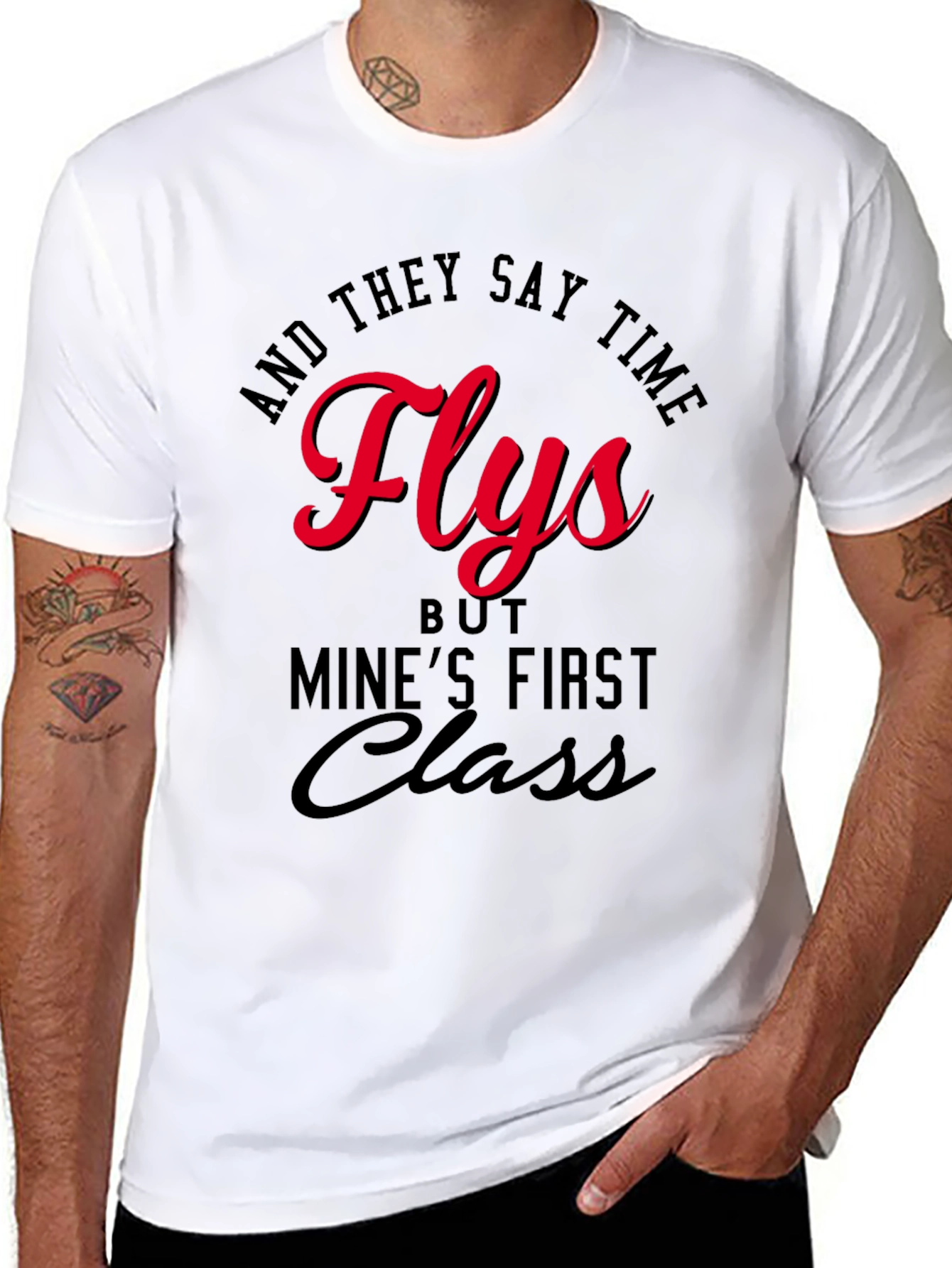 Time Flies First Class T-Shirt
