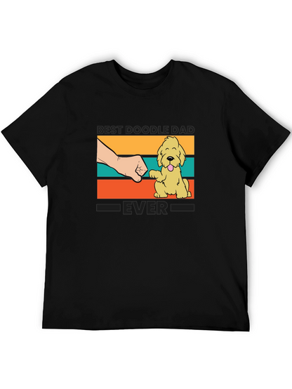 Best Doodle Dad Ever T-Shirt - Cute Dog Design
