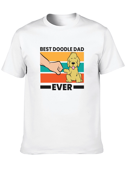 Best Doodle Dad Ever T-Shirt - Cute Dog Design
