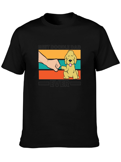 Best Doodle Dad Ever T-Shirt - Cute Dog Design