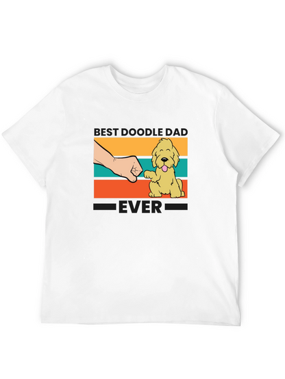 Best Doodle Dad Ever T-Shirt - Cute Dog Design