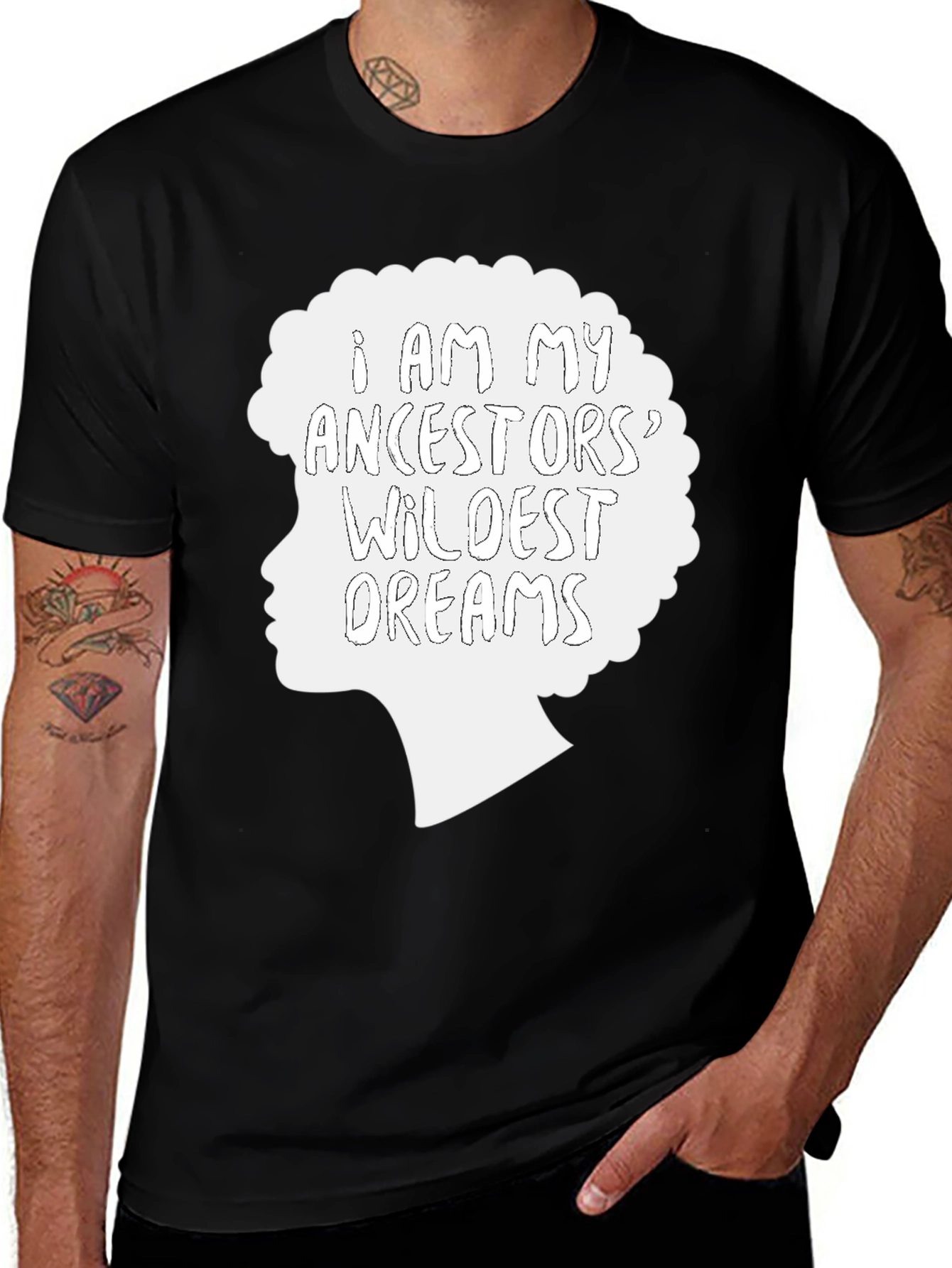 Ancestors Wildest Dreams Graphic Tee - Black