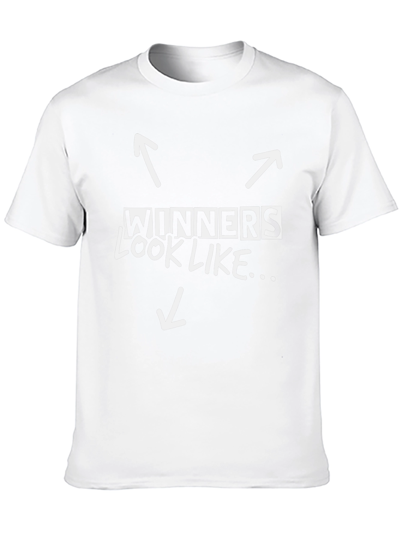 Winners Look Like T-Shirt - Black Graphic Tee