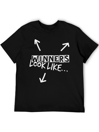 Winners Look Like T-Shirt - Black Graphic Tee