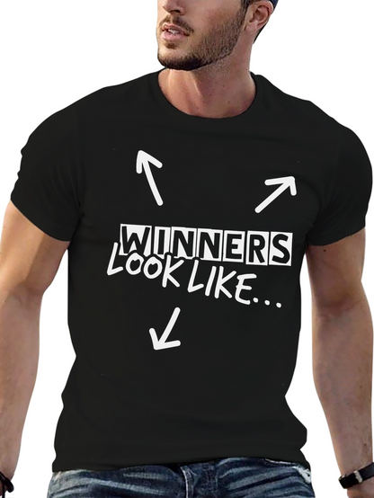 Winners Look Like T-Shirt - Black Graphic Tee