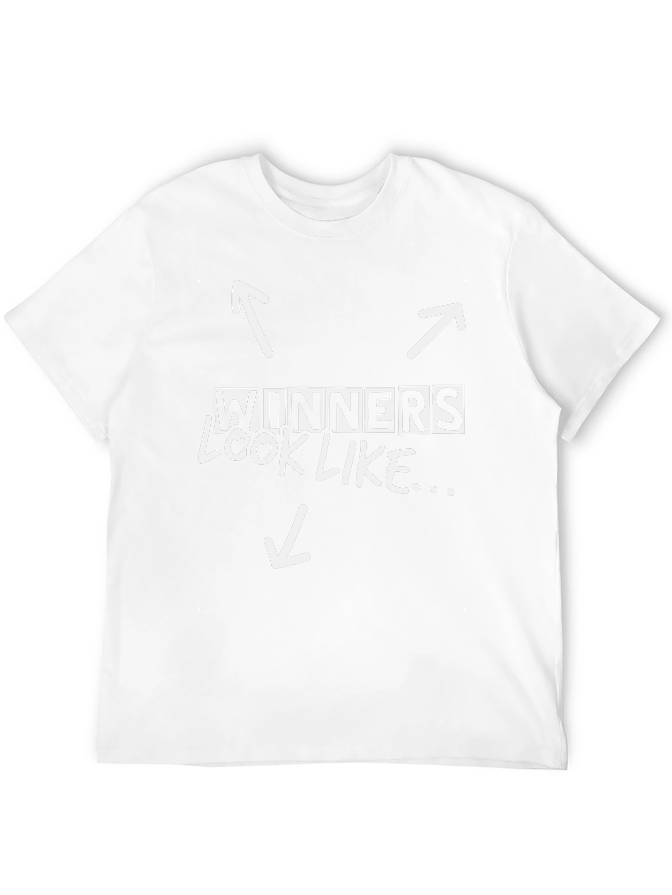 Winners Look Like T-Shirt - Black Graphic Tee