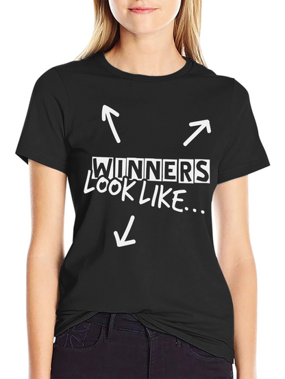 Winners Look Like T-Shirt - Black Graphic Tee