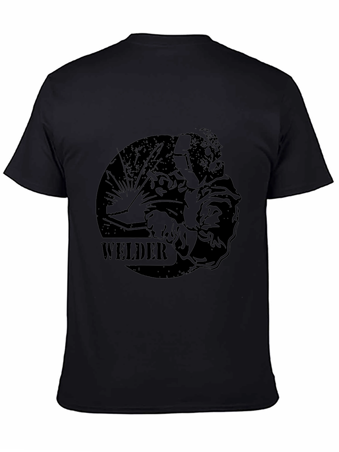 Welder Graphic T-Shirt - Black Tee