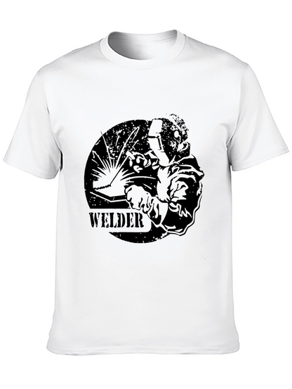 Welder Graphic T-Shirt - Black Tee