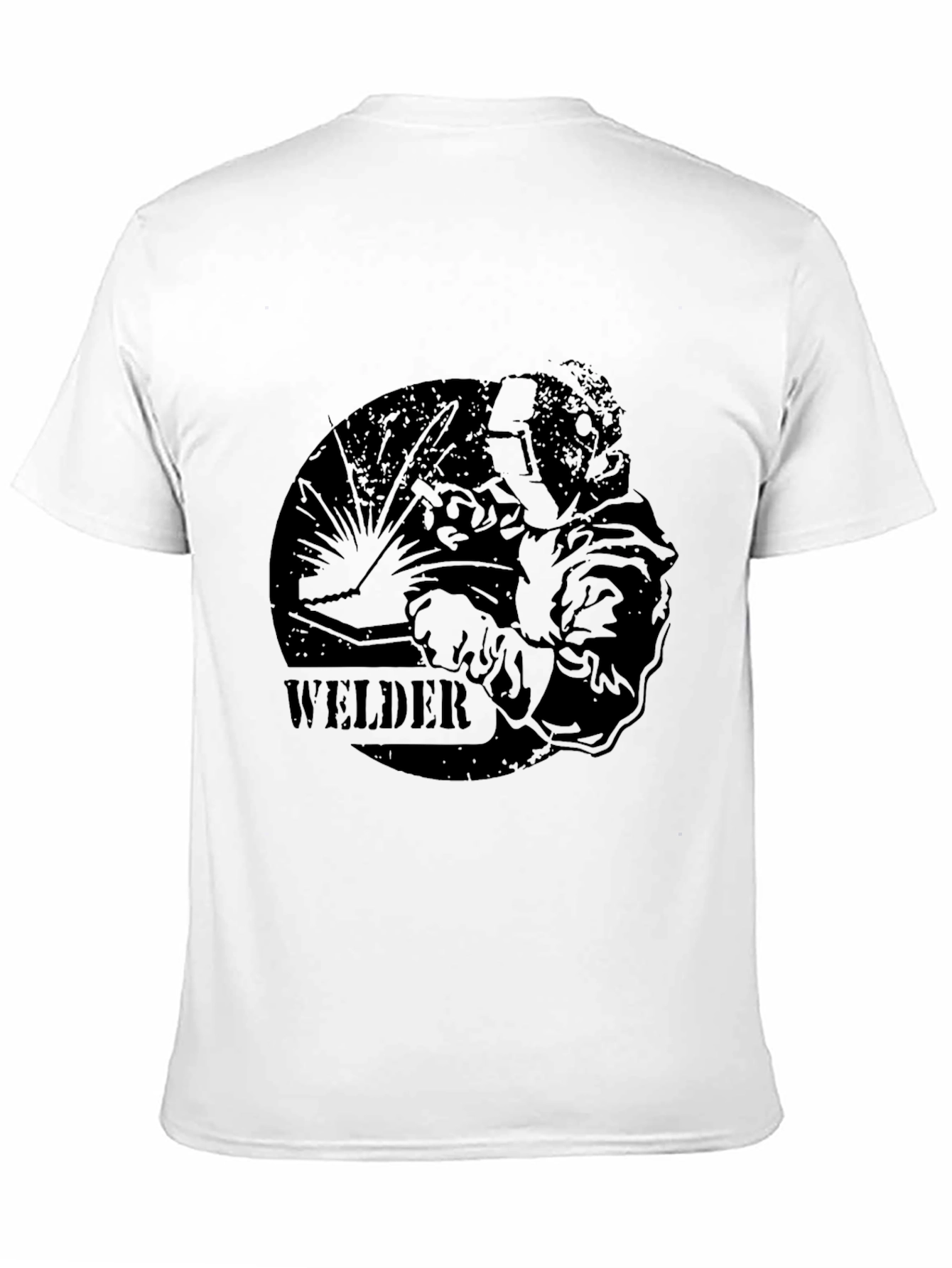 Welder Graphic T-Shirt - Black Tee