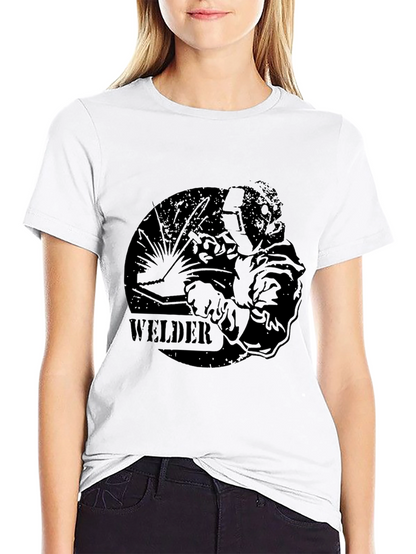 Welder Graphic T-Shirt - Black Tee