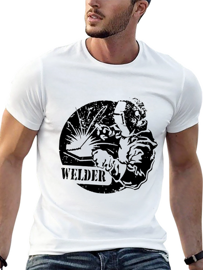 Welder Graphic T-Shirt - Black Tee