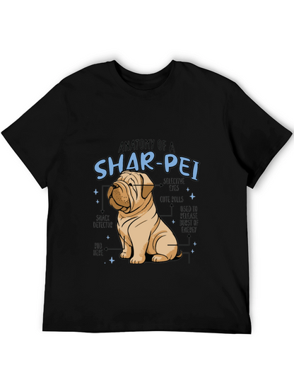 Anatomy of a Shar-Pei Dog T-Shirt