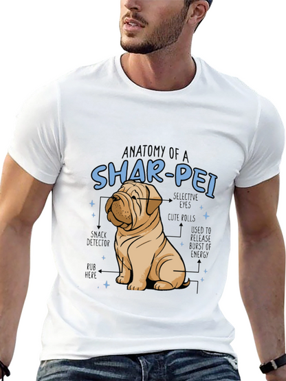 Anatomy of a Shar-Pei Dog T-Shirt