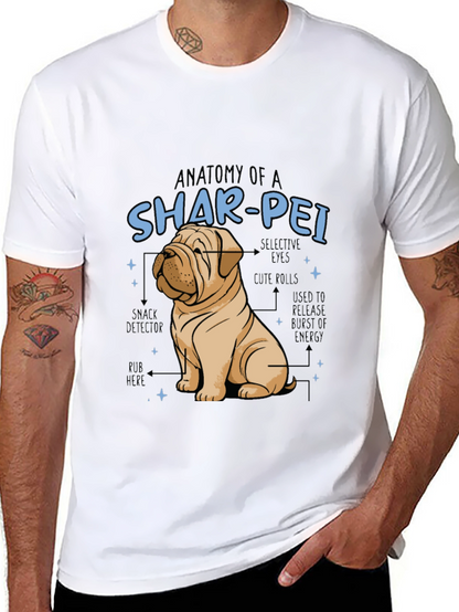 Anatomy of a Shar-Pei Dog T-Shirt