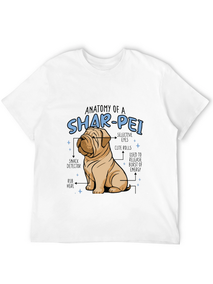 Anatomy of a Shar-Pei Dog T-Shirt