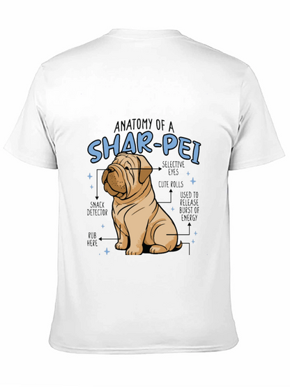 Anatomy of a Shar-Pei Dog T-Shirt
