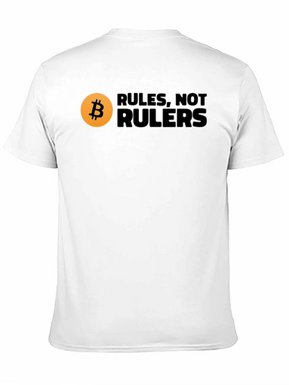 Bitcoin Rules T-Shirt - Crypto Tee