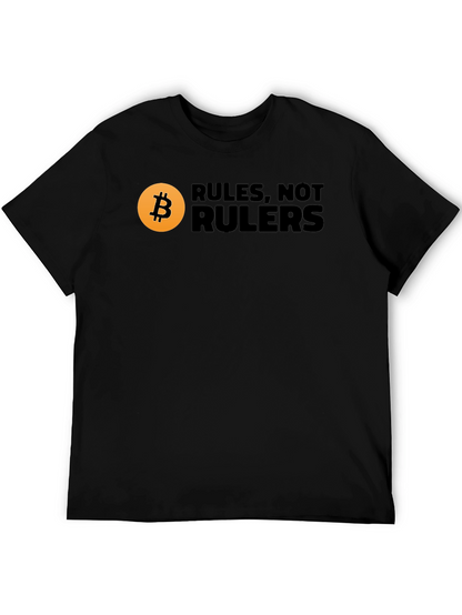 Bitcoin Rules T-Shirt - Crypto Tee