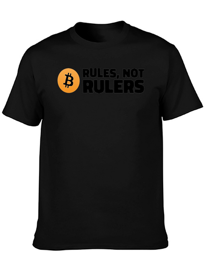 Bitcoin Rules T-Shirt - Crypto Tee