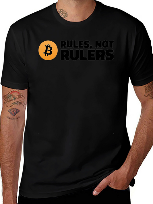 Bitcoin Rules T-Shirt - Crypto Tee
