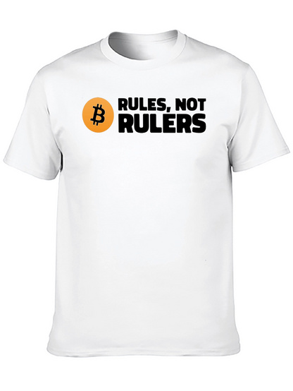 Bitcoin Rules T-Shirt - Crypto Tee