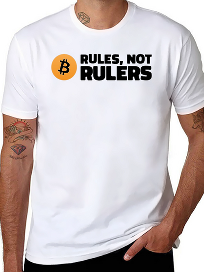 Bitcoin Rules T-Shirt - Crypto Tee