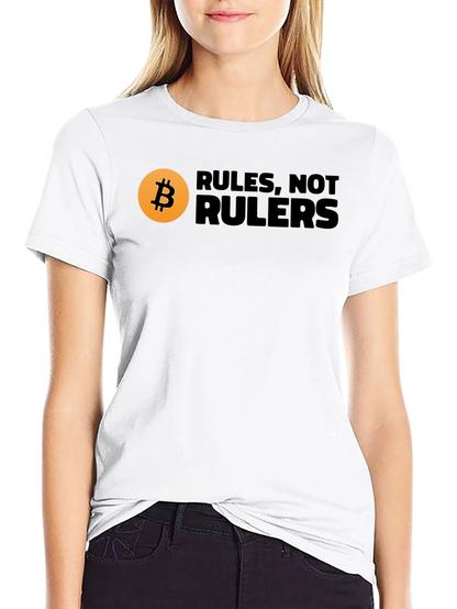 Bitcoin Rules T-Shirt - Crypto Tee