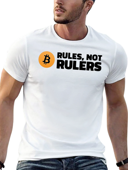Bitcoin Rules T-Shirt - Crypto Tee