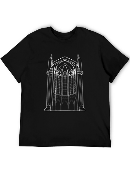 Architectural Gothic T-Shirt - Stylish & Unique