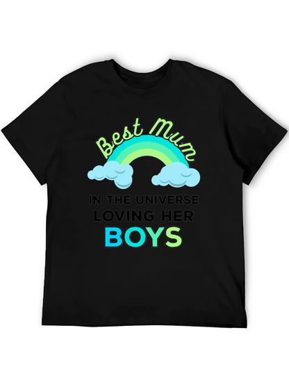 Best Mum Loving Her Boys T-Shirt