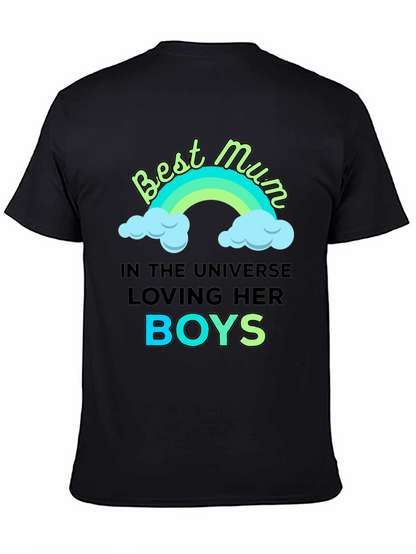 Best Mum Loving Her Boys T-Shirt
