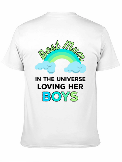 Best Mum Loving Her Boys T-Shirt