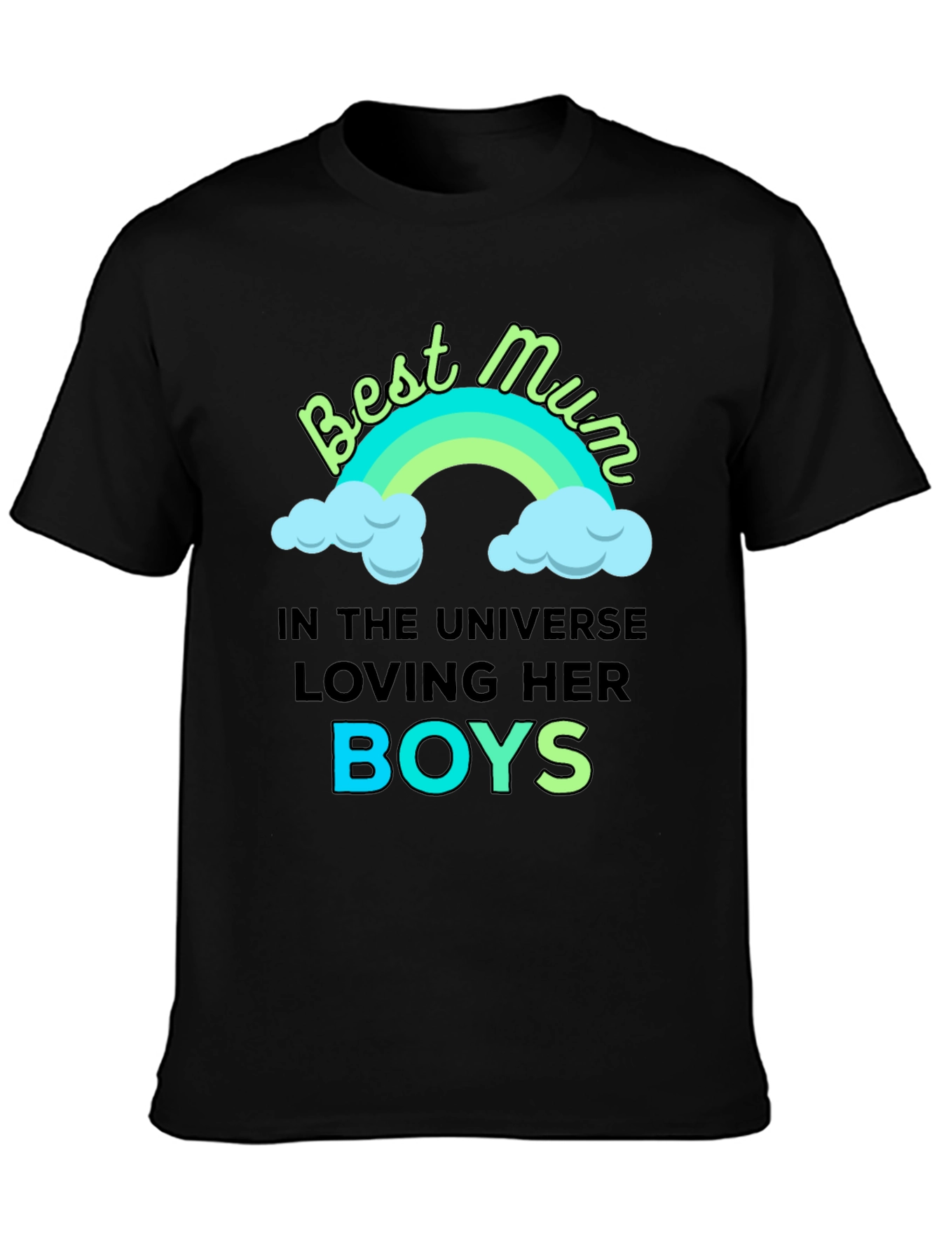 Best Mum Loving Her Boys T-Shirt
