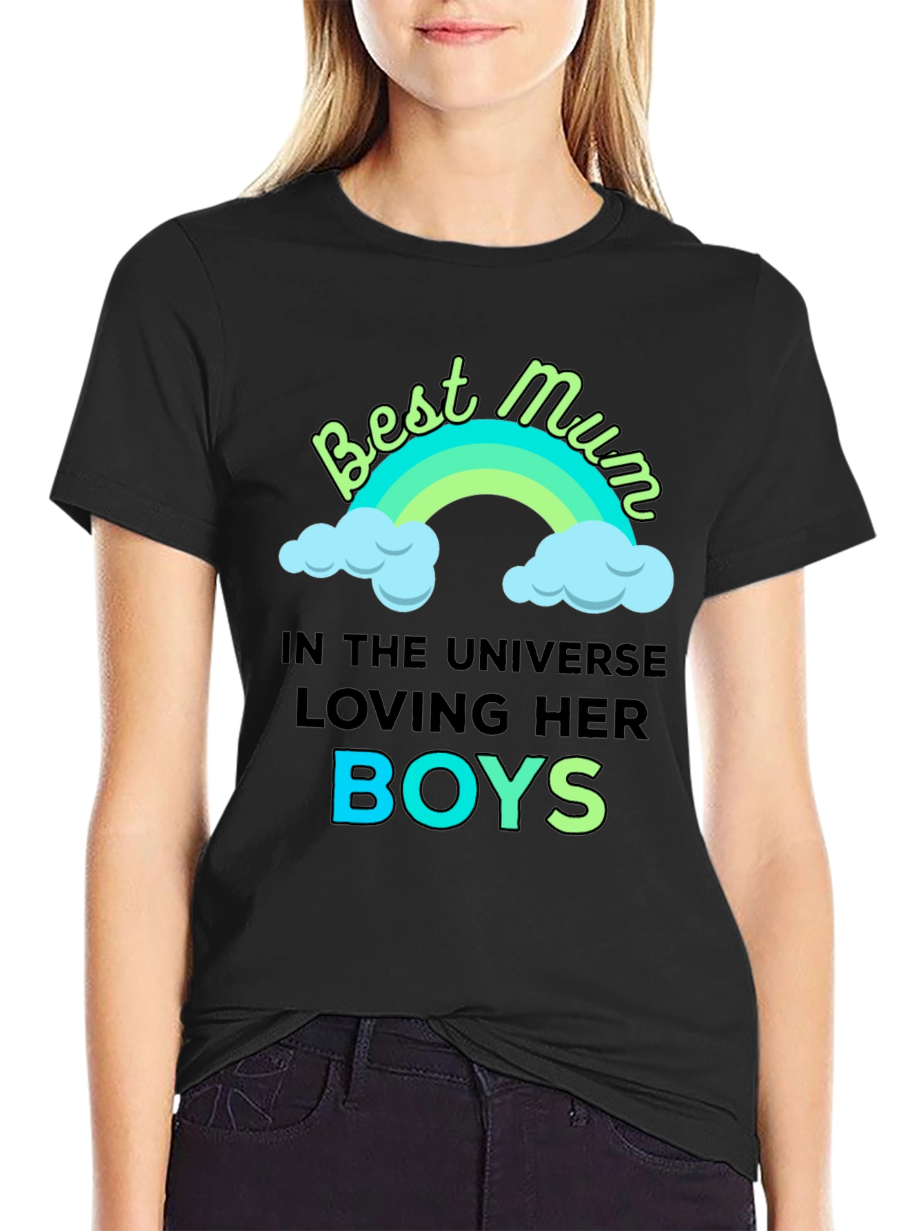 Best Mum Loving Her Boys T-Shirt