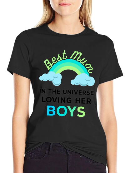 Best Mum Loving Her Boys T-Shirt