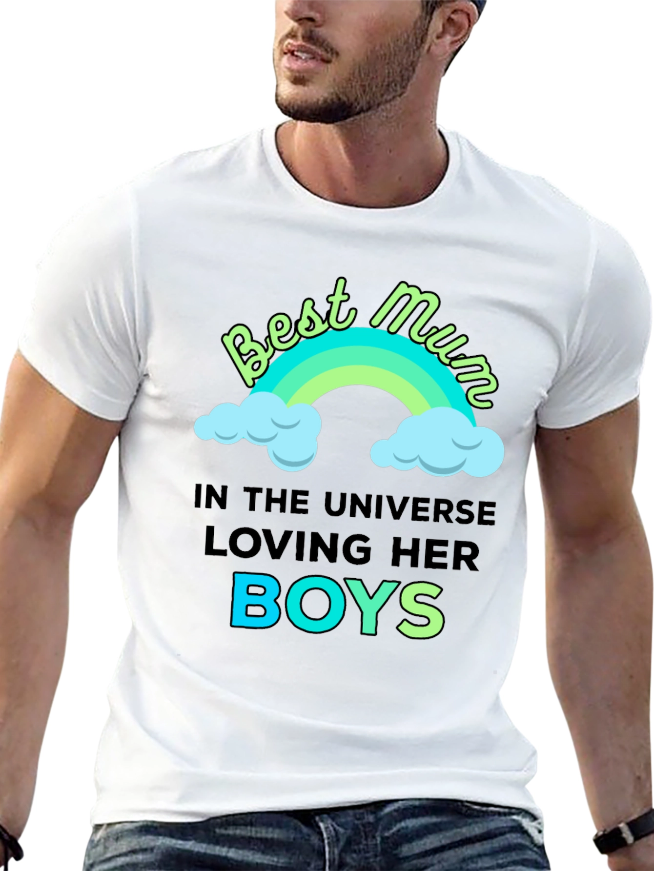 Best Mum Loving Her Boys T-Shirt