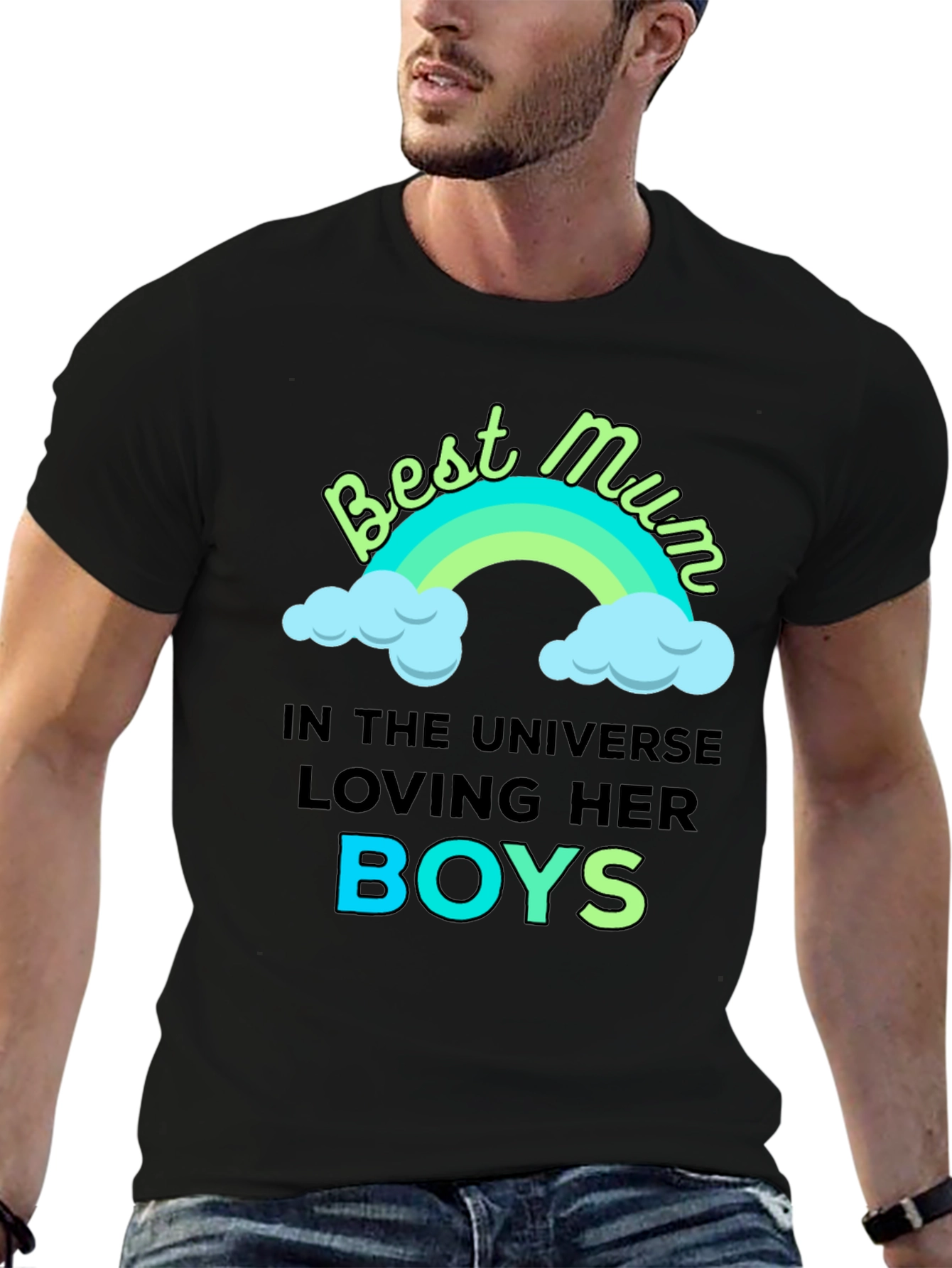 Best Mum Loving Her Boys T-Shirt
