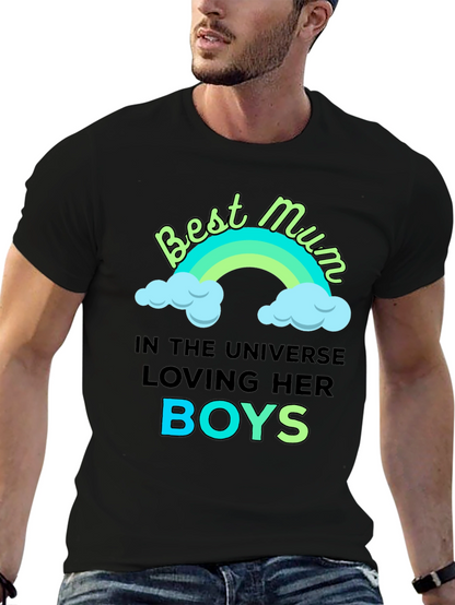 Best Mum Loving Her Boys T-Shirt