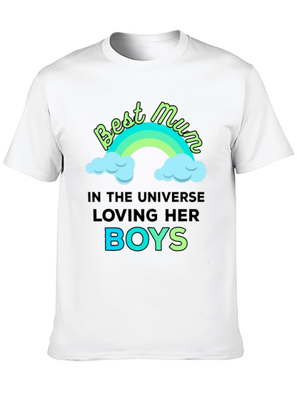 Best Mum Loving Her Boys T-Shirt