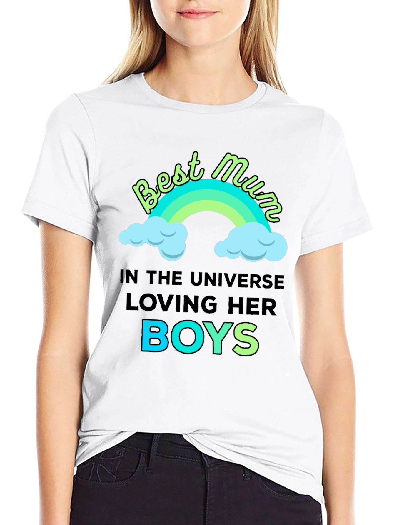 Best Mum Loving Her Boys T-Shirt