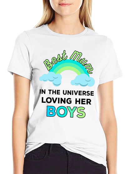 Best Mum Loving Her Boys T-Shirt