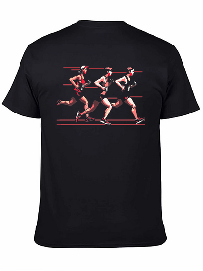 Track Runners Graphic Tee - Black