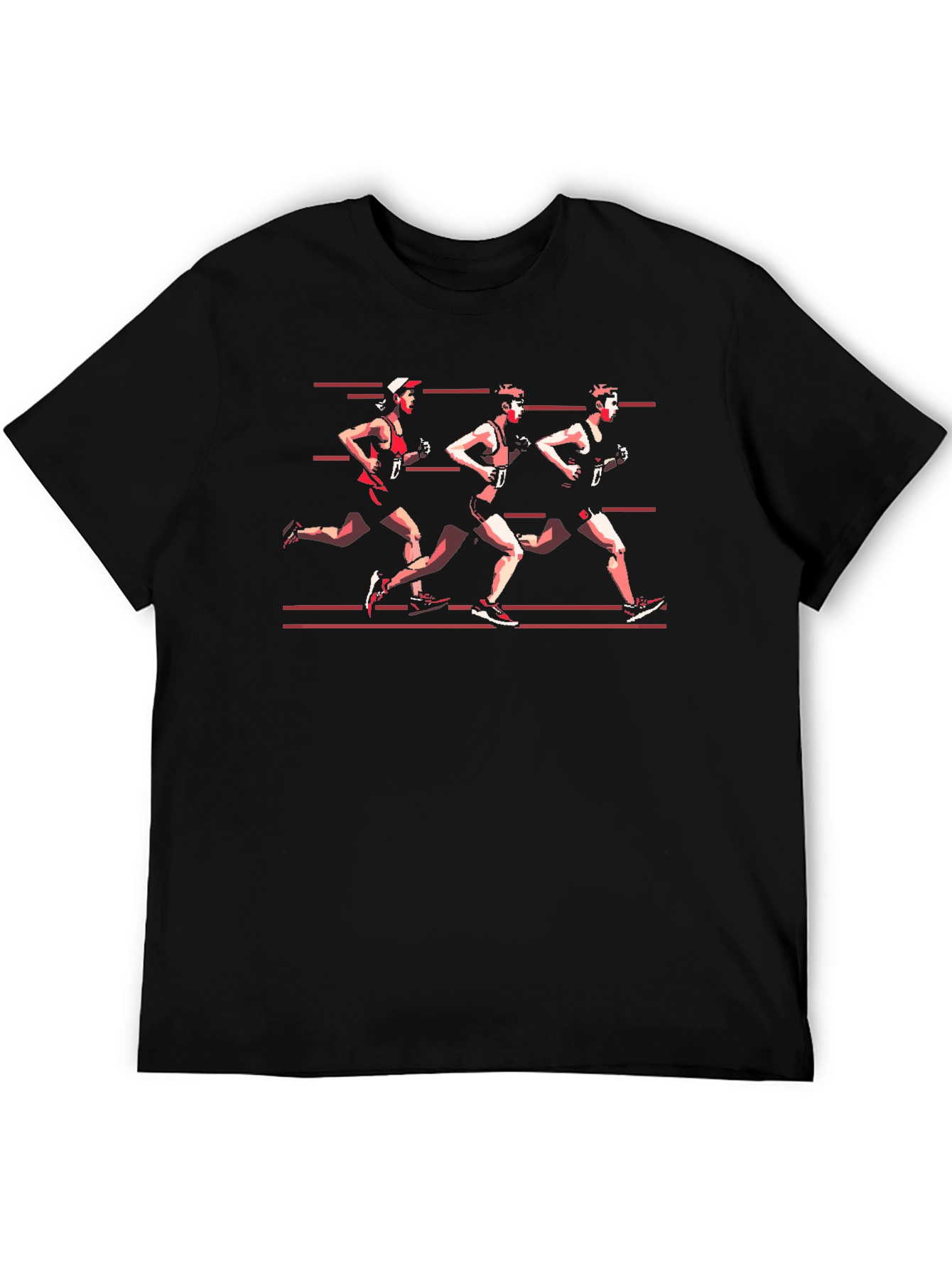 Track Runners Graphic Tee - Black