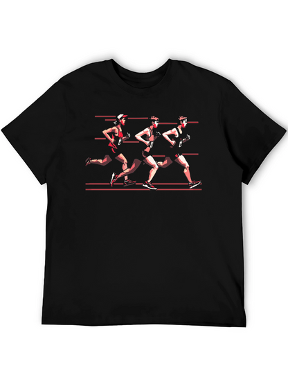 Track Runners Graphic Tee - Black