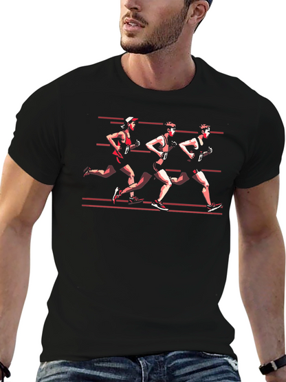 Track Runners Graphic Tee - Black