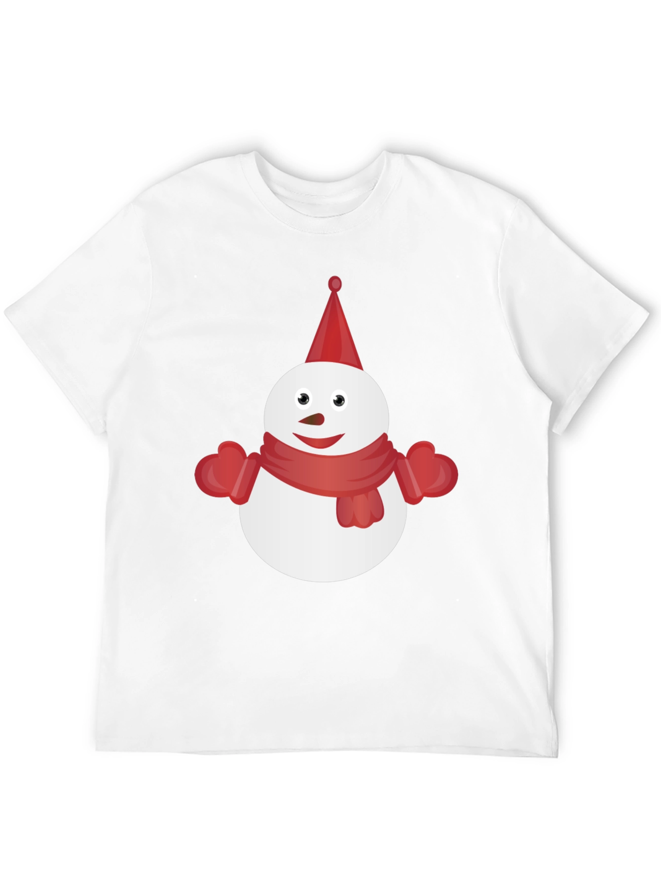 Snowman Graphic Tee - Festive Winter Shirt